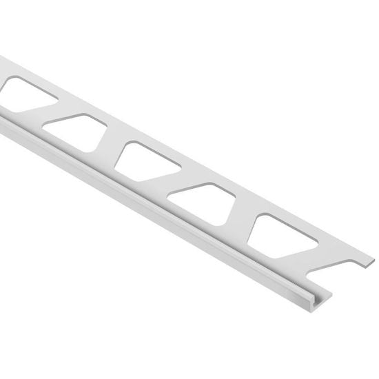 Schluter SCHIENE Wall Tile Edging Trim Aluminum Light Grey 1/8" (3 mm) x 8' 2-1/2"