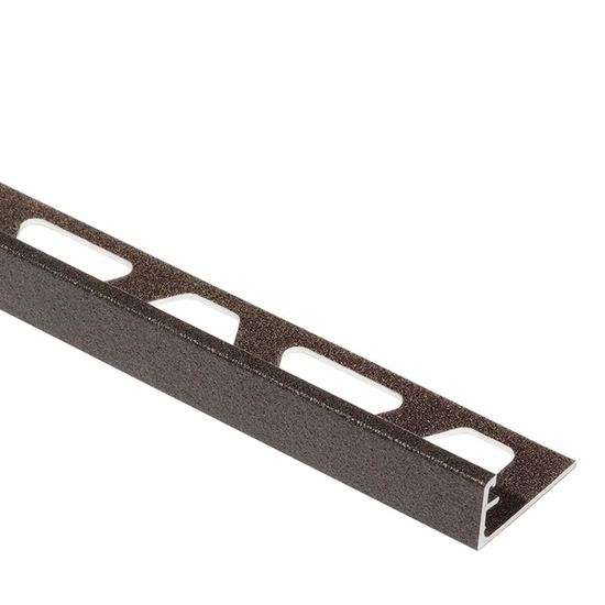 Schluter SCHIENE Wall Tile Edging Trim Aluminum Dark Anthracite 7/16" (11 mm) x 8' 2-1/2"