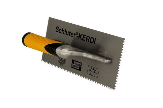 Schluter KERDI-TROWEL Square Notch Trowel 1/8" x 1/8"