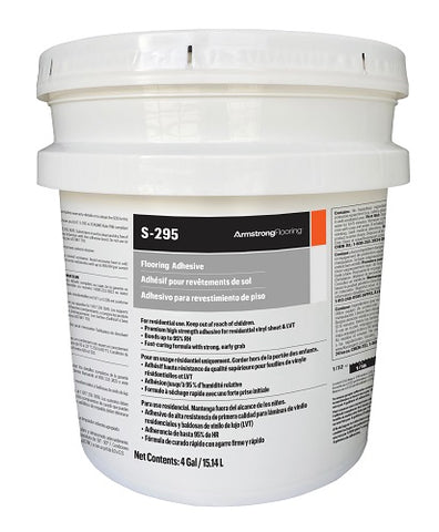 Armstrong S-295 Flooring Adhesive 1 Gallon (250 Sq Ft / Coverage)